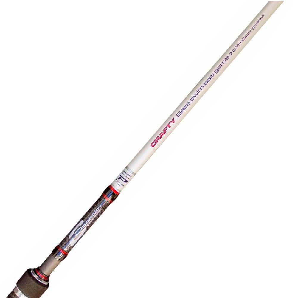 Купить Cinnetic VI-8436544043487 Crafty Evolution Swim Bait Series Удочка для мультипликатора Белая White 2.18 m  7ft.ru в интернет магазине Семь Футов