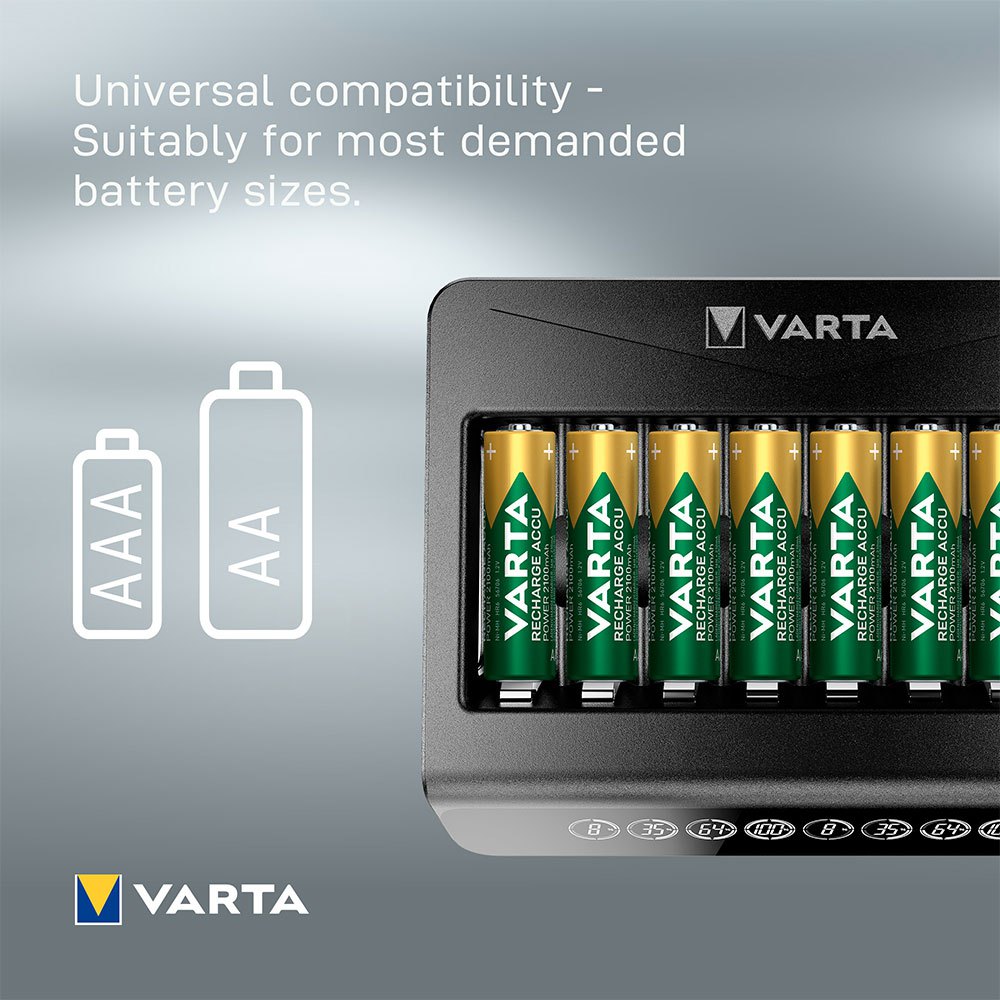 Купить Varta 57681101401 LCD Зарядное устройство Несколько Без Аккумулятор Черный Black 7ft.ru в интернет магазине Семь Футов