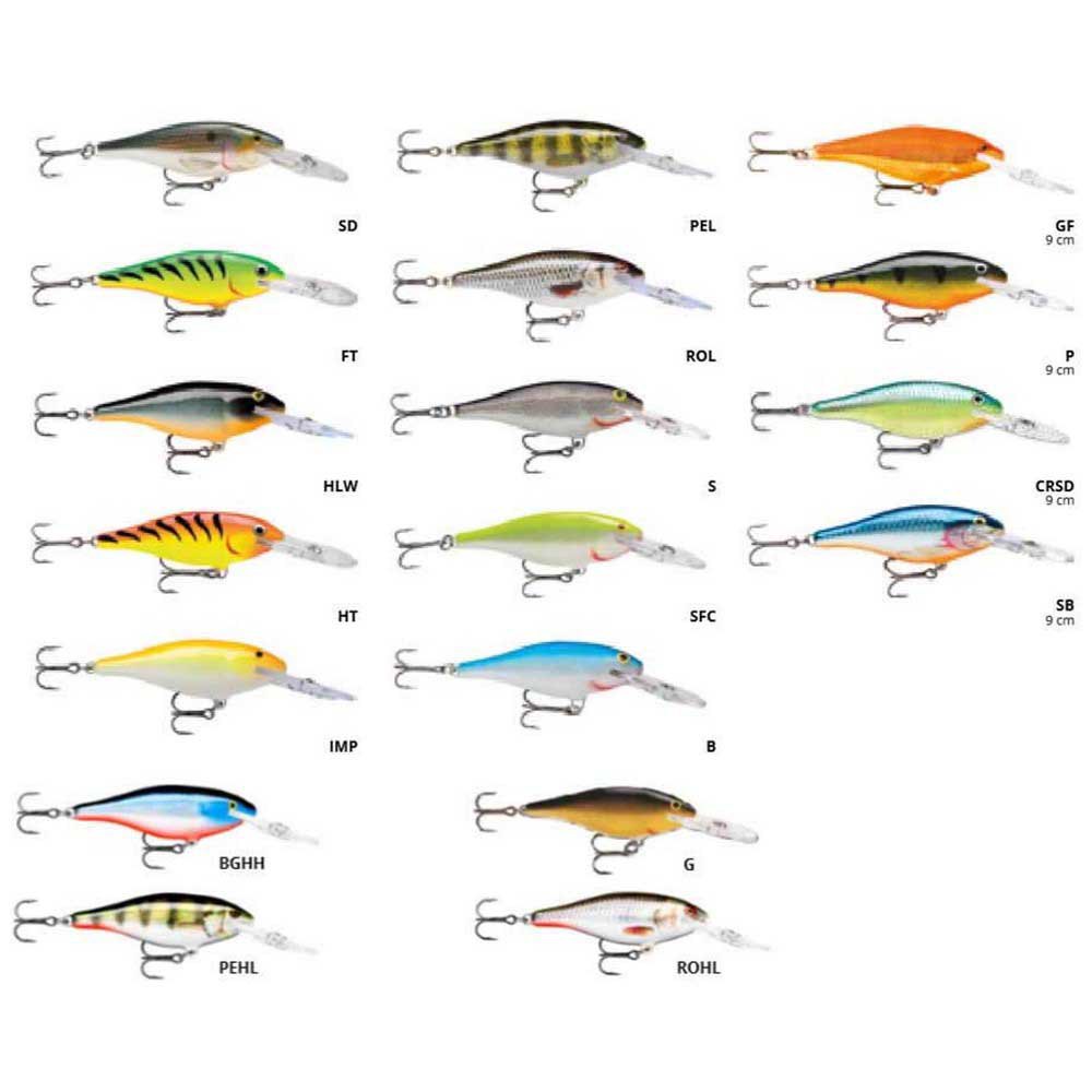 Купить Rapala 14RASR07FT Shad Rap Floating 70 Mm 8g Многоцветный FT 7ft.ru в интернет магазине Семь Футов