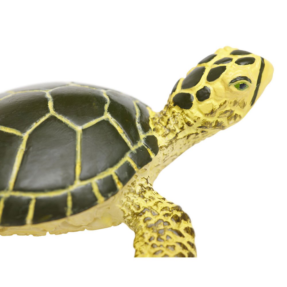 Купить Safari ltd S201329 Green Sea Turtle Baby Фигура Коричневый Yellow / Green From 3 Years  7ft.ru в интернет магазине Семь Футов