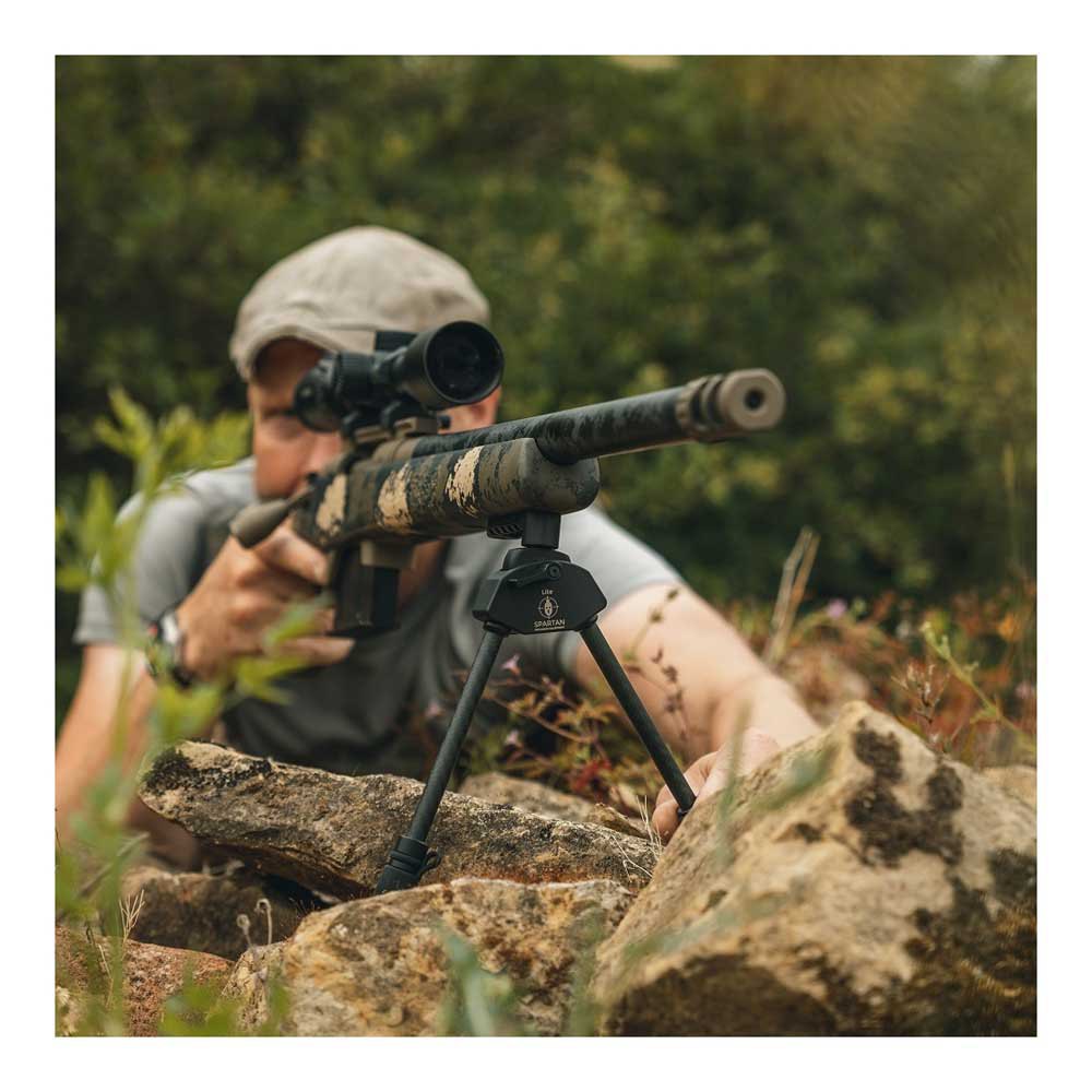 Купить Сошка для винтовки Spartan Javelin SP01-01-R-BLK Lite Mini из анодированного алюминия 7075 7ft.ru в интернет магазине Семь Футов