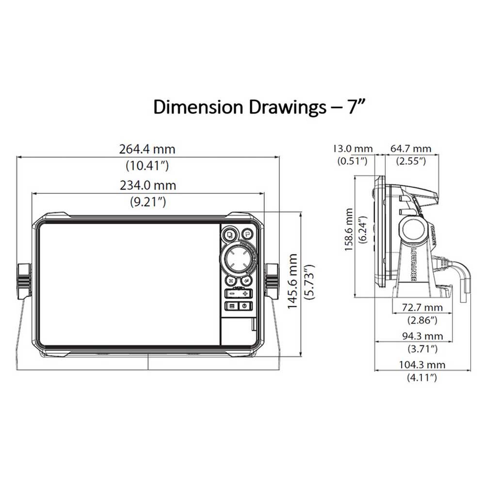 Купить Lowrance 000-14418-001 HDS-7 Live Черный  Black 7ft.ru в интернет магазине Семь Футов