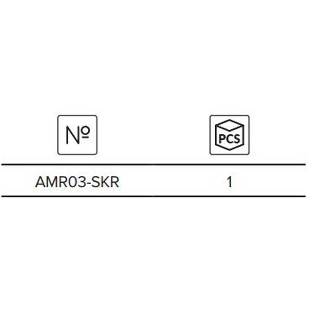 Купить Mikado AMR03-SKR Скребок Серебристый  Grey 7ft.ru в интернет магазине Семь Футов