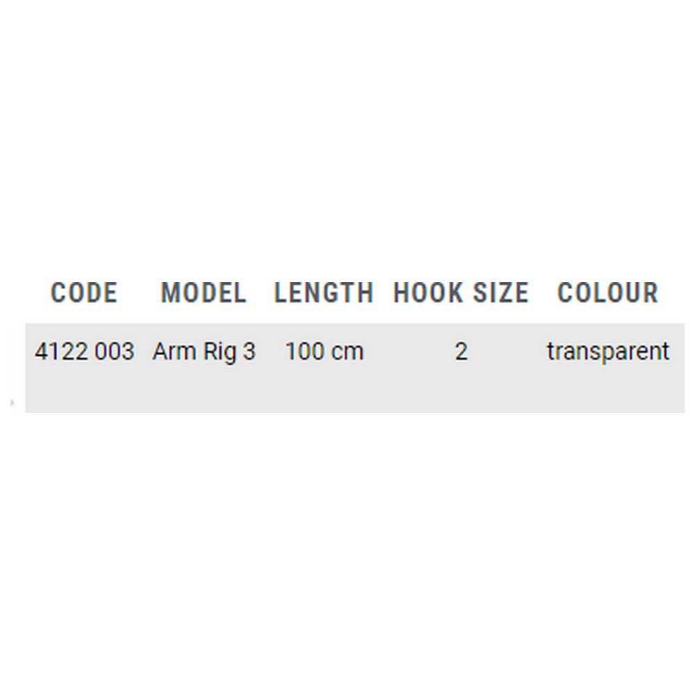 Купить Zebco 4122003 Arm Буровая линия 3 Серебристый Transparent 2  7ft.ru в интернет магазине Семь Футов