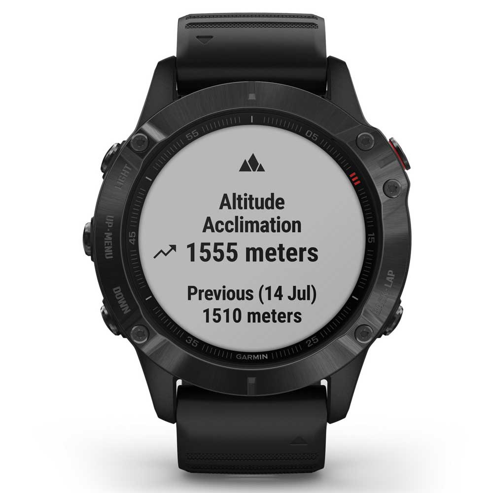 Купить Garmin 010-02158-02 Fenix 6 Pro Часы Черный  Black / Black 7ft.ru в интернет магазине Семь Футов