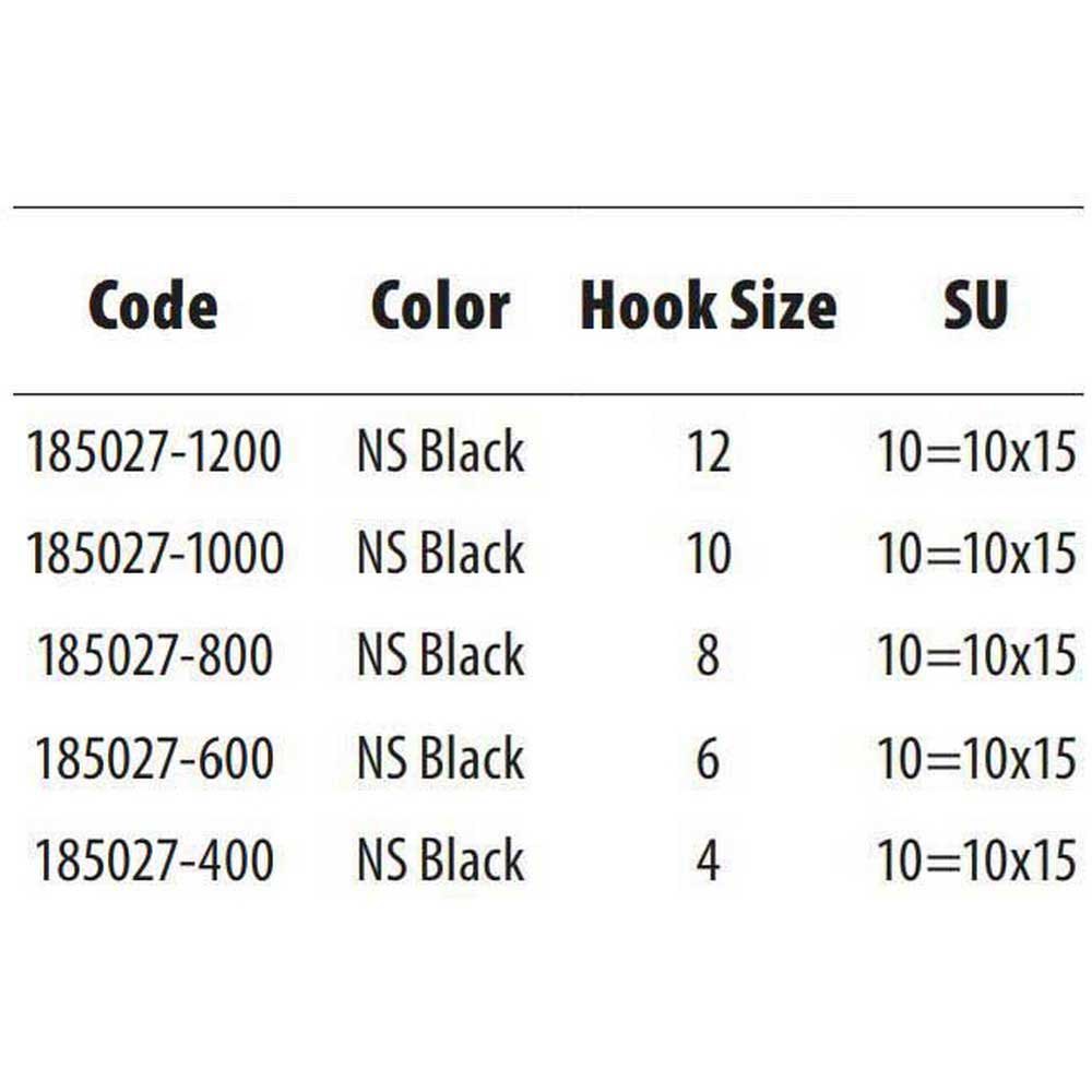 Купить Gamakatsu 185027-00800-00000-00 A1 LS-2263 Крючки С Одним Глазком Черный Black 8  7ft.ru в интернет магазине Семь Футов