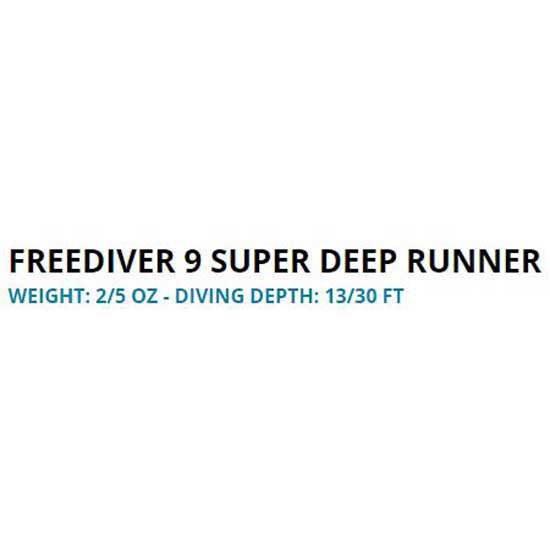 Купить Salmo QFD036 Freediver 90 Mm Многоцветный  Holographic Red Head 7ft.ru в интернет магазине Семь Футов