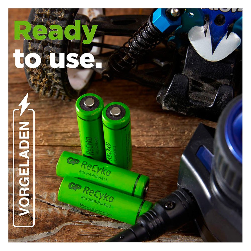 Купить Gp batteries 120210AAHCE-C4 ReCyko+NiMH AA 2100mAh Аккумуляторы Зеленый Green 7ft.ru в интернет магазине Семь Футов