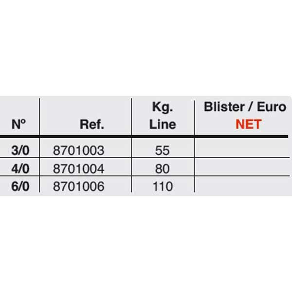 Купить Colossus 8701003 Rig Treble 80 Cm Крюк Золотистый  55 Kg 3/0  7ft.ru в интернет магазине Семь Футов