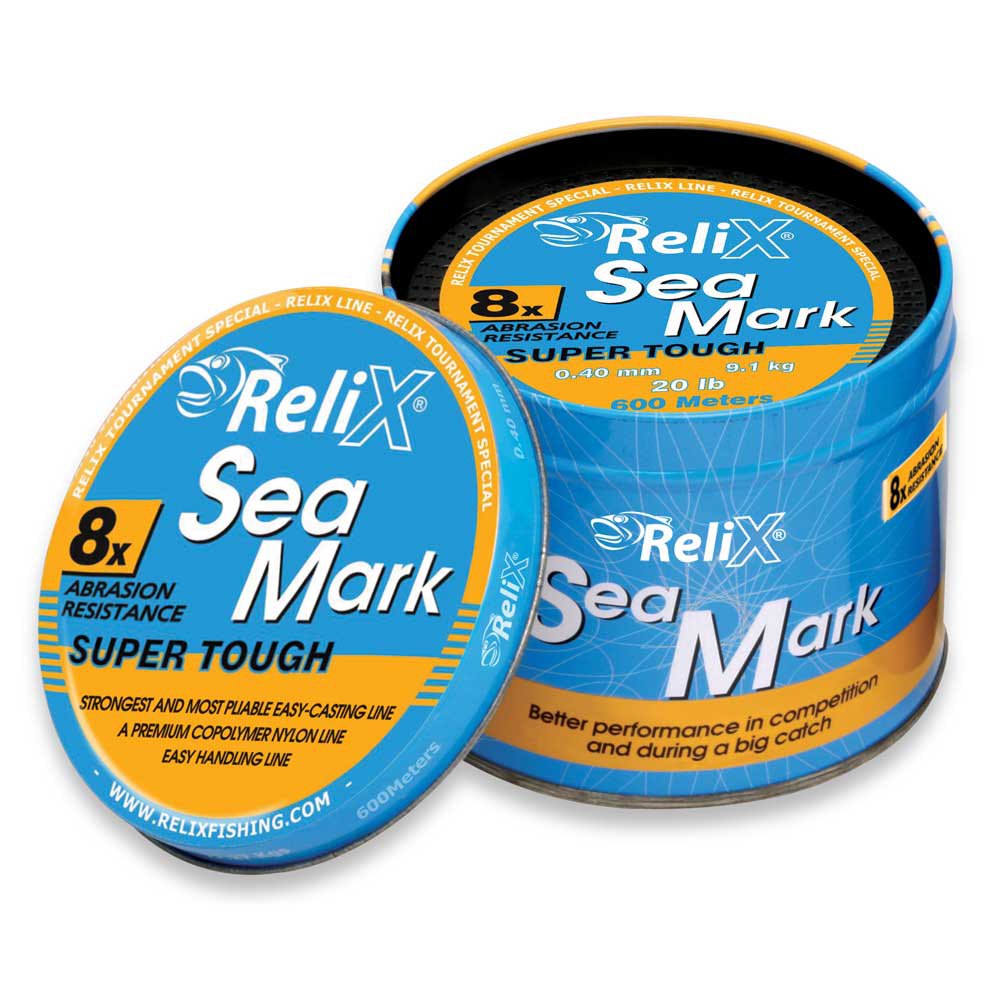 Купить Relix 054850 Sea Mark Монофиламент 600 m Голубой Clear 0.500 mm  7ft.ru в интернет магазине Семь Футов