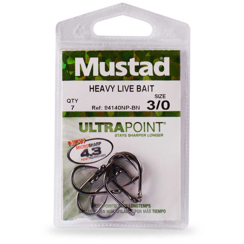 Купить Mustad 94140NP-BN-4/0-U05 Ultrapoint O´Shaughnessy Колючий Одноглазый Крючок Золотистый Black Nickel 4/0  7ft.ru в интернет магазине Семь Футов