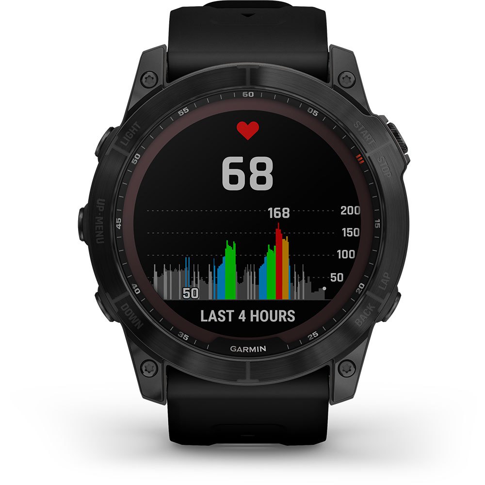 Купить Garmin 010-02541-23 Fenix 7X Sapphire Solar Часы Черный  Black DLC Titanium / Black 7ft.ru в интернет магазине Семь Футов