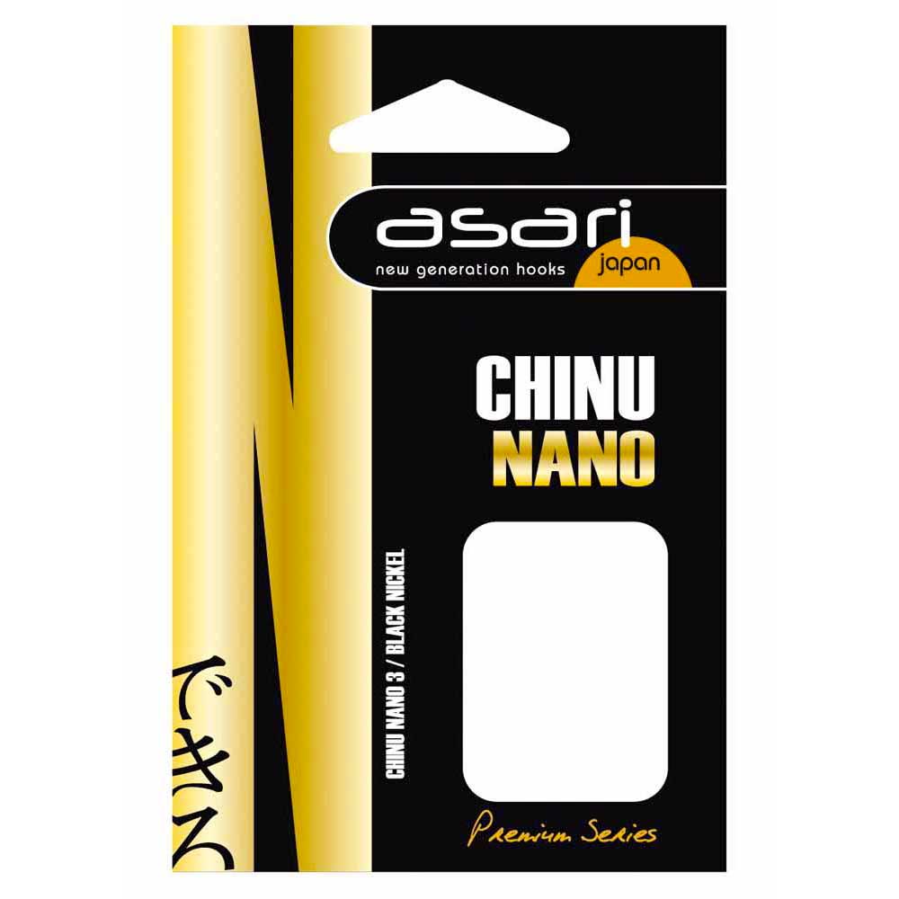 Купить Asari ACN-5 Chinu Nano Крюк Черный  Black Nickel (6 pcs) 5  7ft.ru в интернет магазине Семь Футов