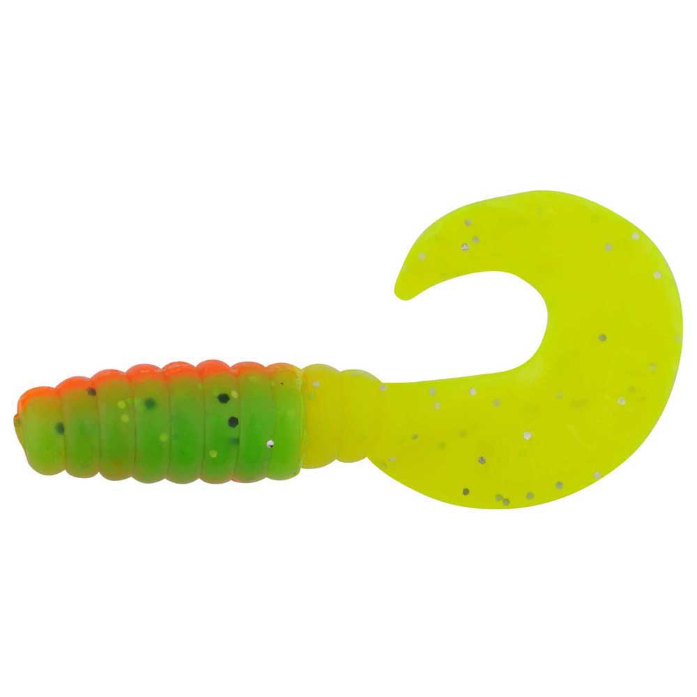 Купить Berkley 1307439 Powerbait Micro Power Grub 50 Зеленый  Yellow 50 mm  7ft.ru в интернет магазине Семь Футов