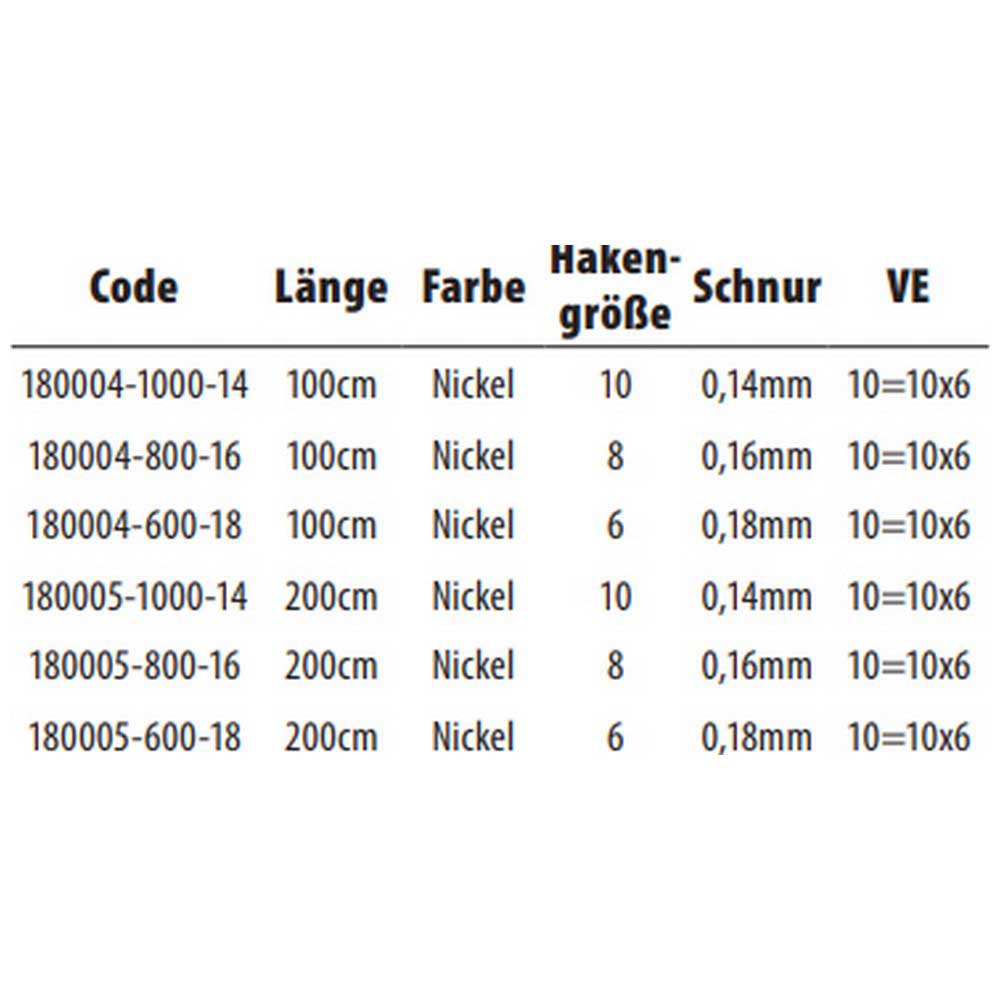 Купить Gamakatsu 180004-00600-00018-00 TM 0.180 Mm 100 Cm 608 Палатка Крюк 0.180 Mm 100 Cm Серый Nickel 6  7ft.ru в интернет магазине Семь Футов