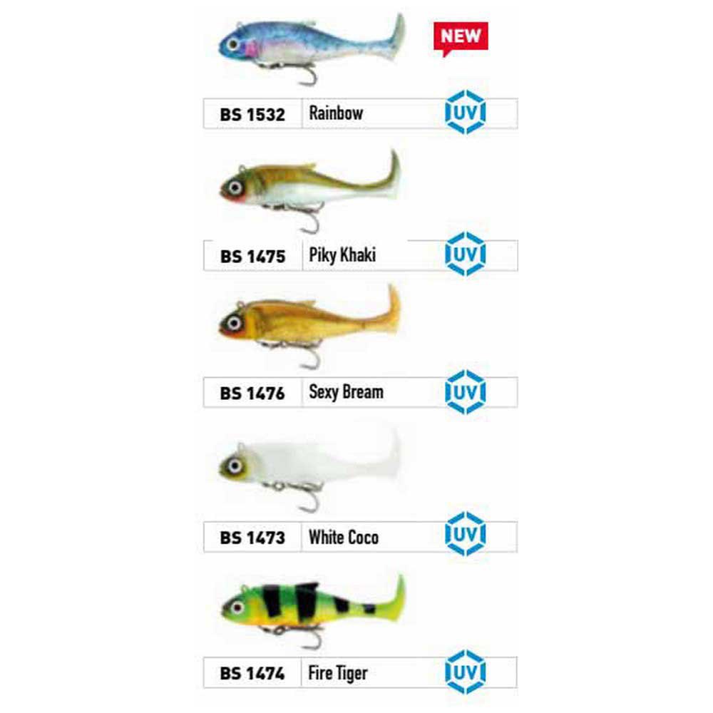 Купить Fiiish BS1473 Blaster Shad Combo Мягкая приманка 130 mm 38g Многоцветный White Coco UV 7ft.ru в интернет магазине Семь Футов