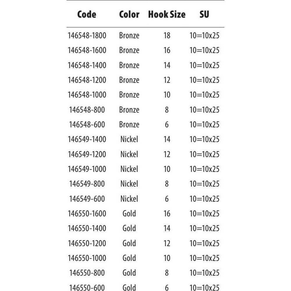 Купить Gamakatsu 146549-00600-00000-00 LS-1810N Зубчатый Крюк Черный Nickel 6  7ft.ru в интернет магазине Семь Футов