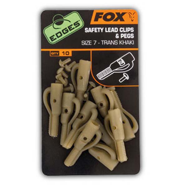 Купить Fox international CAC477 Edges Lead Clip Pegs Коричневый Trans Khaki 7ft.ru в интернет магазине Семь Футов