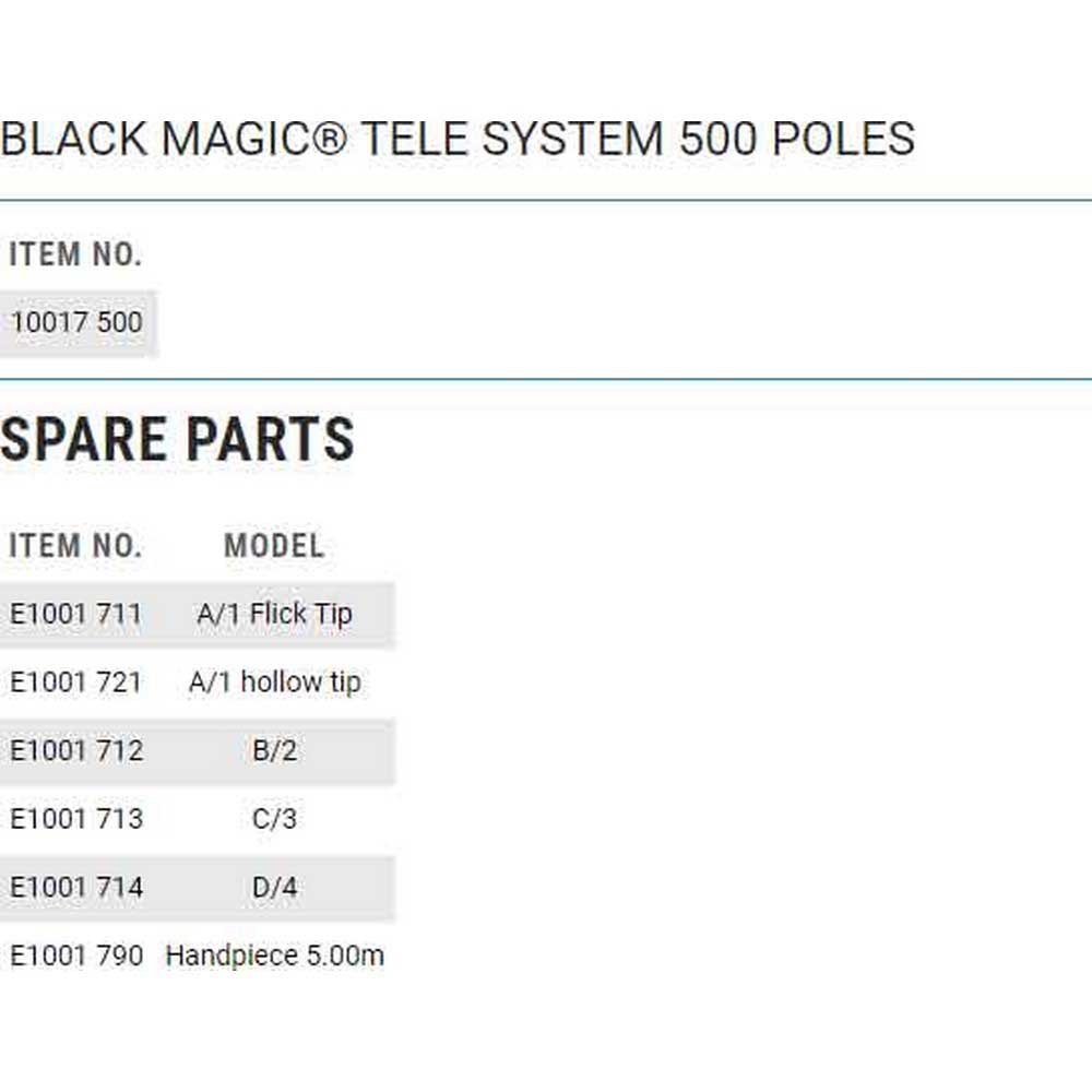 Купить Browning E1001721 Black Magic® Tele System 500 Hollow Tip Комплект Серебристый Black 7ft.ru в интернет магазине Семь Футов