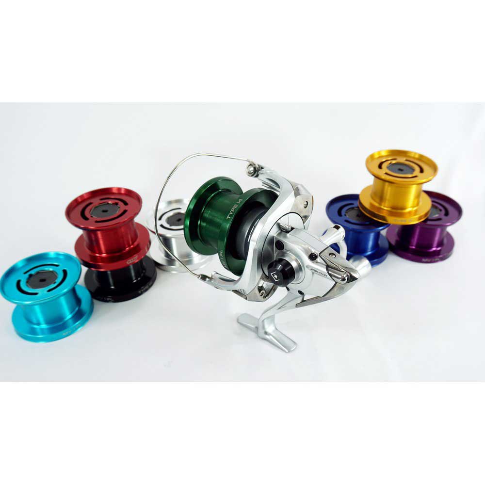 Купить MV Spools MV1-FL-T6-SILVER MV1 Прямая алюминиевая запасная шпуля Серебристый Silver T6  7ft.ru в интернет магазине Семь Футов