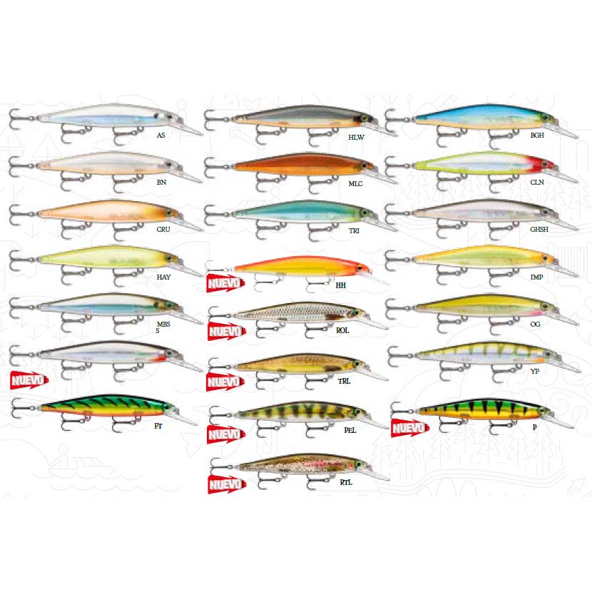 Купить Rapala 14RASDRD11ROL Shadow Rap Deep 110 Mm 13g Серебристый ROL 13 g  7ft.ru в интернет магазине Семь Футов