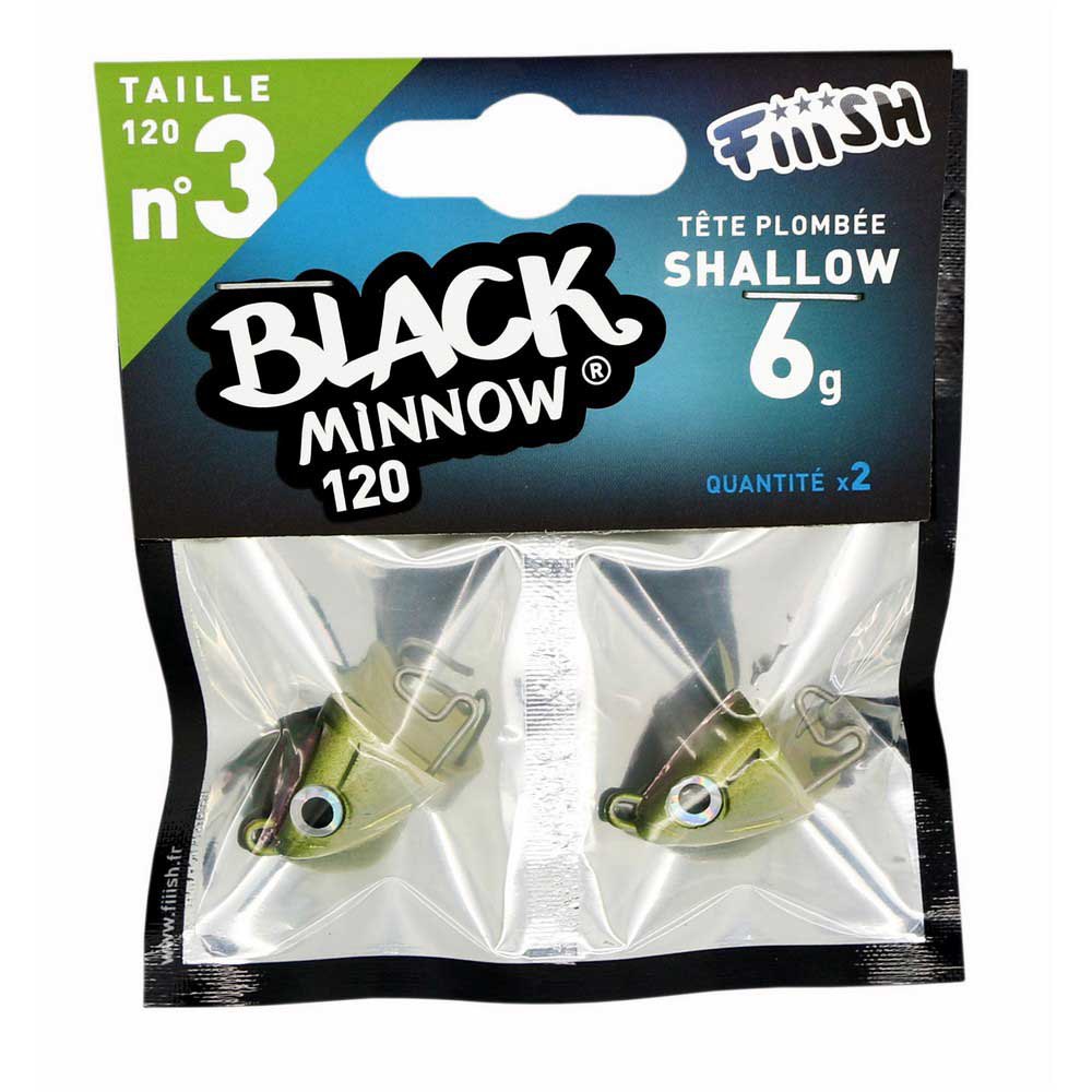 Купить Fiiish BM157 Black Minnow Shallow Джиг-голова 2 единицы измерения Золотистый Khaki 15 g  7ft.ru в интернет магазине Семь Футов