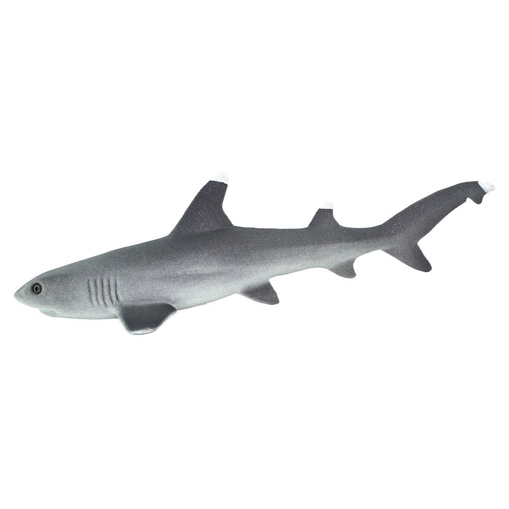 Купить Safari ltd S100100 Whitetip Reef Shark Фигура Серый  Grey From 3 Years  7ft.ru в интернет магазине Семь Футов