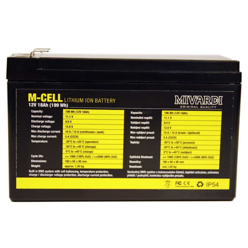 Купить Mivardi M-MCELL1218C M-Cell 12V 18A+5A Charger Литиевая батарейка Бесцветный 7ft.ru в интернет магазине Семь Футов