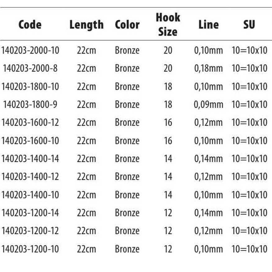 Купить Gamakatsu 140203-01400-00012-00 Booklet Bream Com 1100B Палатка Крюк 0.120 мм Коричневый Bronze 14  7ft.ru в интернет магазине Семь Футов