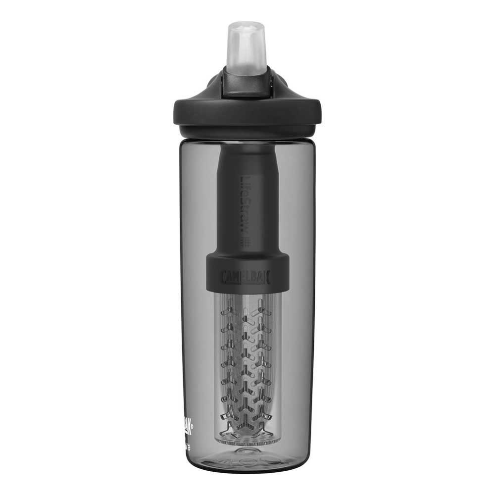 Купить Camelbak CAOHY060021K201 CHARCOAL Eddy+ Lifestraw бутылка 600ml Серебристый Charcoal 7ft.ru в интернет магазине Семь Футов