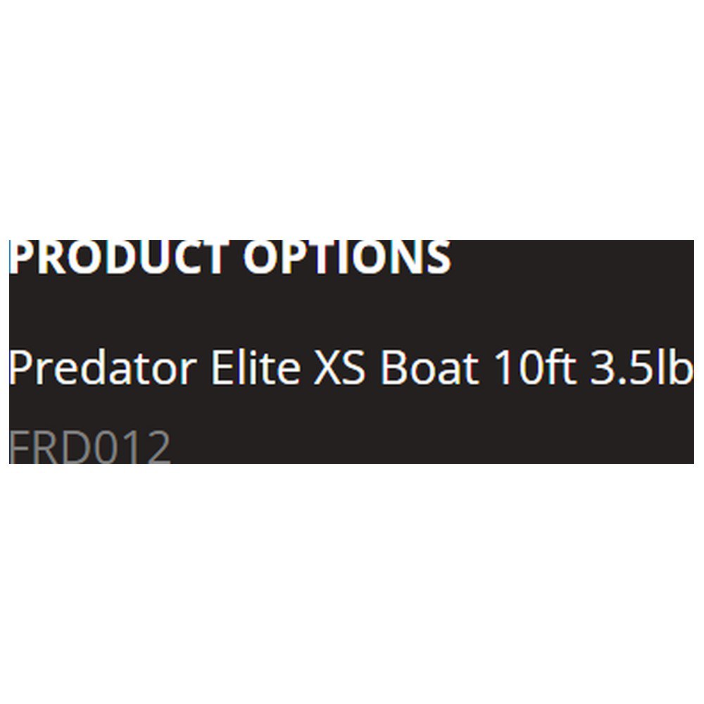 Купить Fox rage FRD012 Нижняя Транспортировочная Штанга Predator Elite XS Черный 3.05 m  7ft.ru в интернет магазине Семь Футов