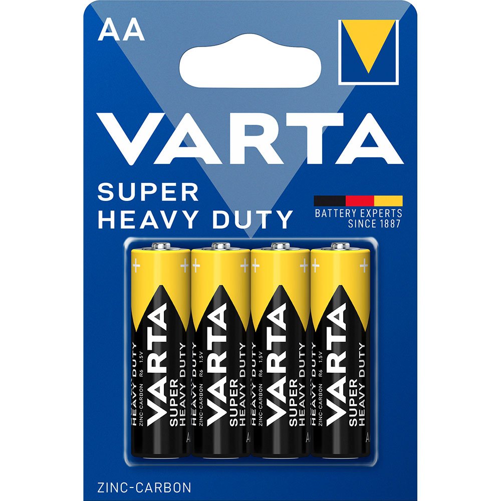 Купить Varta R6AA R6 AA Цинковые батареи 4 Единицы Желтый Yellow 7ft.ru в интернет магазине Семь Футов