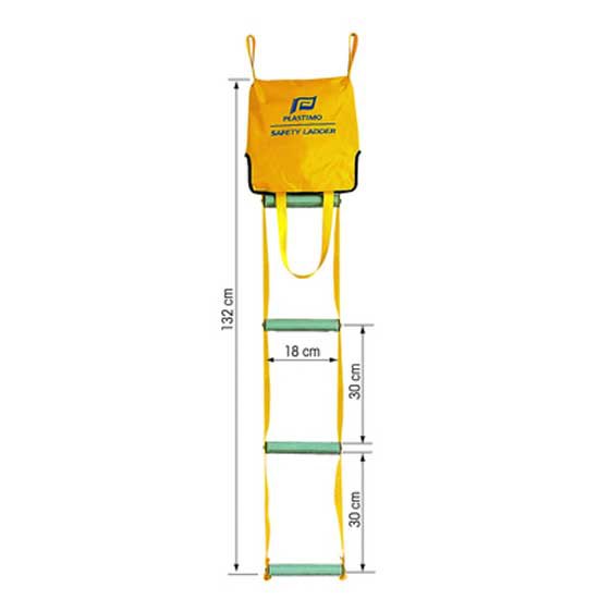 Купить Plastimo P29009 5 Лестница безопасности шагов Желтый Yellow 7ft.ru в интернет магазине Семь Футов