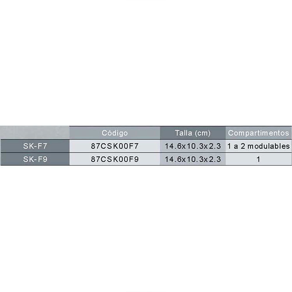 Купить Sakura 87CSK00F7 SK F7 Коробка Для Приманок Бесцветный Clear 14.6 x 10.3 x 2.3 cm  7ft.ru в интернет магазине Семь Футов