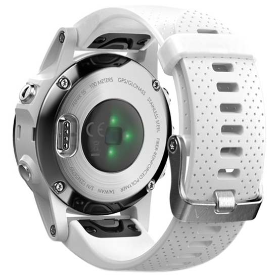 Купить Garmin 010-01685-00 Fenix 5S Часы Белая  Silver / White 7ft.ru в интернет магазине Семь Футов