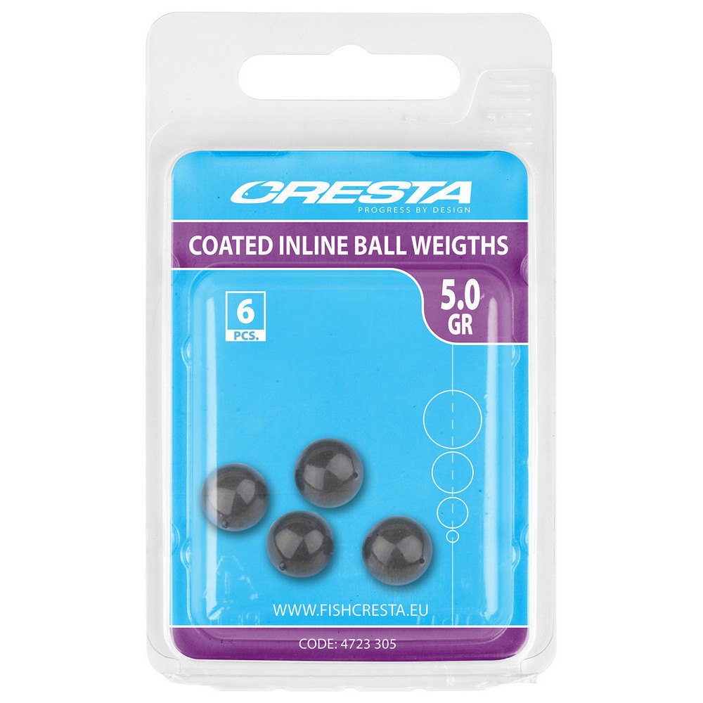 Купить Cresta 4723-305 Coated Inline Ball Вести Черный  Black 5.0 g  7ft.ru в интернет магазине Семь Футов