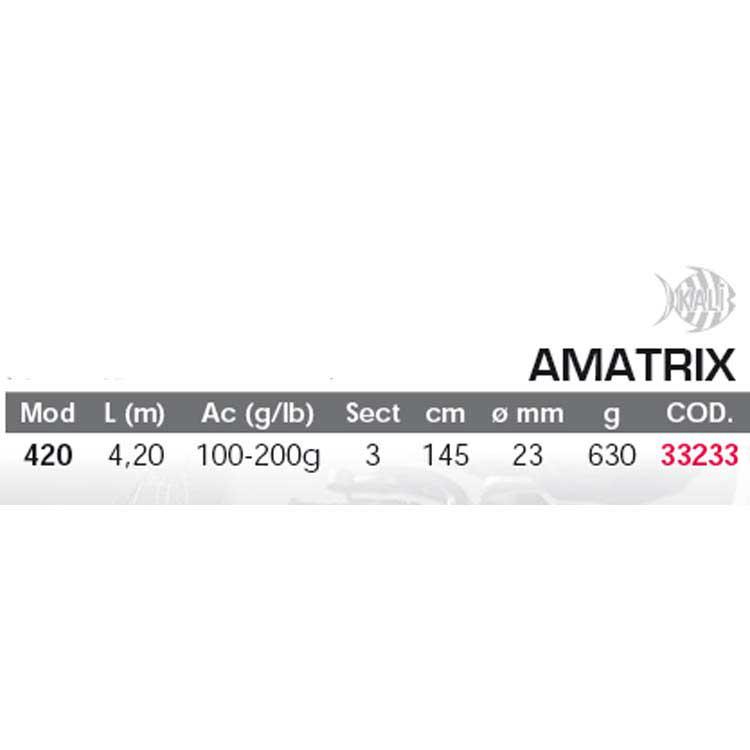 Купить Kali 33233 Amatrix Удочка Для Серфинга Оранжевый 4.20 m  7ft.ru в интернет магазине Семь Футов