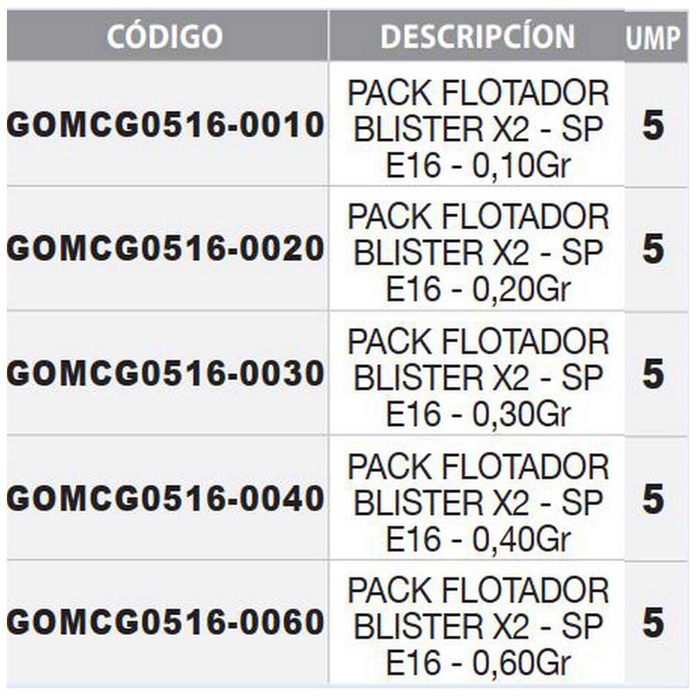 Купить Garbolino GOMCG0516-0030 SP E16 плавать 2 единицы измерения Голубой 0.3 g  7ft.ru в интернет магазине Семь Футов