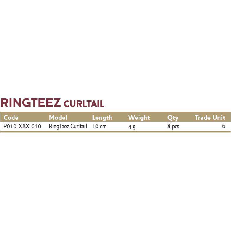 Купить Westin P010-601-010 Ring Teez Curltail 100 Mm 4g Многоцветный Jinx 7ft.ru в интернет магазине Семь Футов