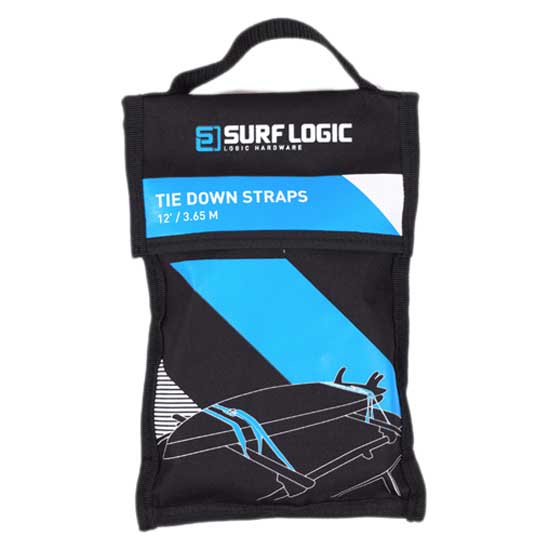 Купить Surflogic 59157 Tie Down Straps Черный  Black 3.65 m  7ft.ru в интернет магазине Семь Футов
