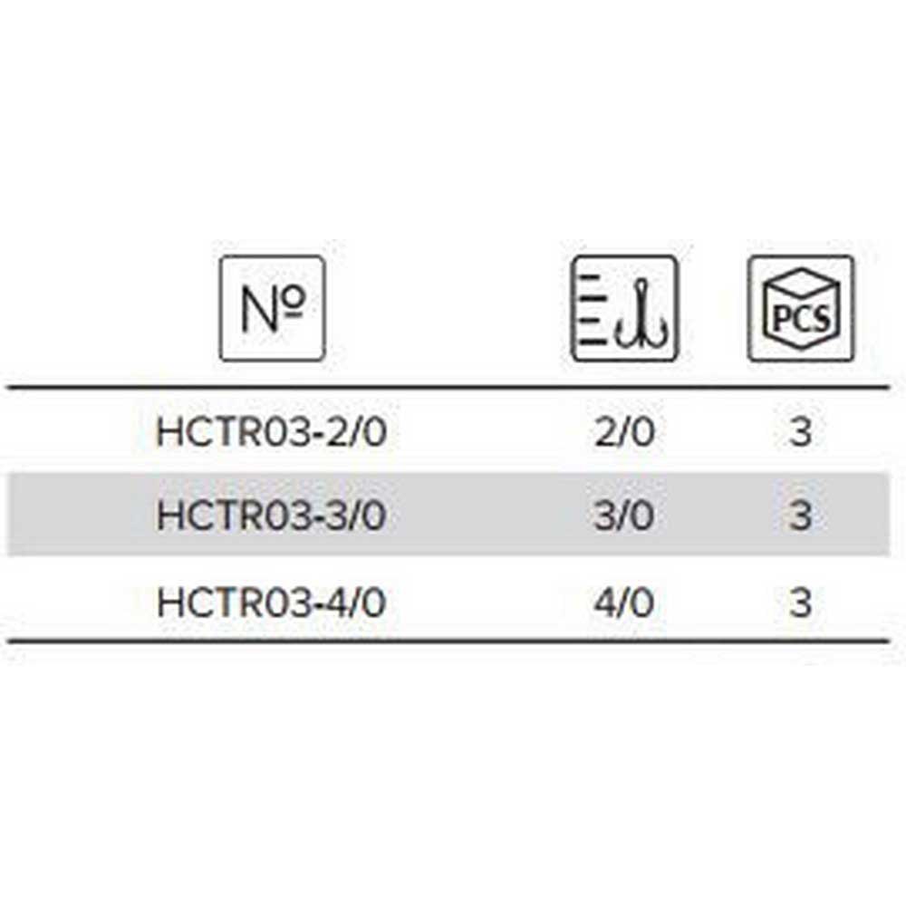 Купить Mikado HCTR03-3/0 Cat Territory Тройной Крючок Серебристый Silver 3/0  7ft.ru в интернет магазине Семь Футов