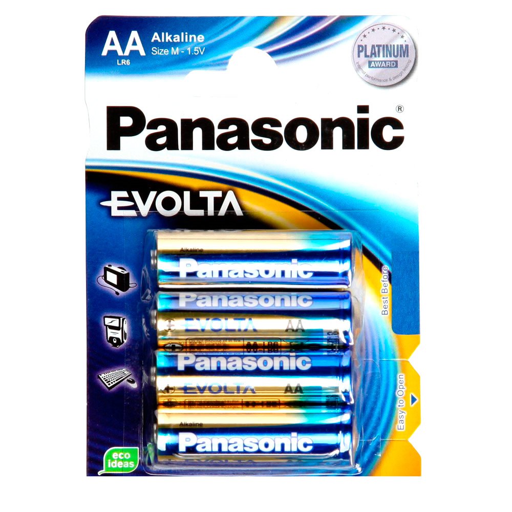 Купить Panasonic LR6EGE/4BP 1x4 Evolta LR 6 Mignon Аккумуляторы Голубой Blue 7ft.ru в интернет магазине Семь Футов