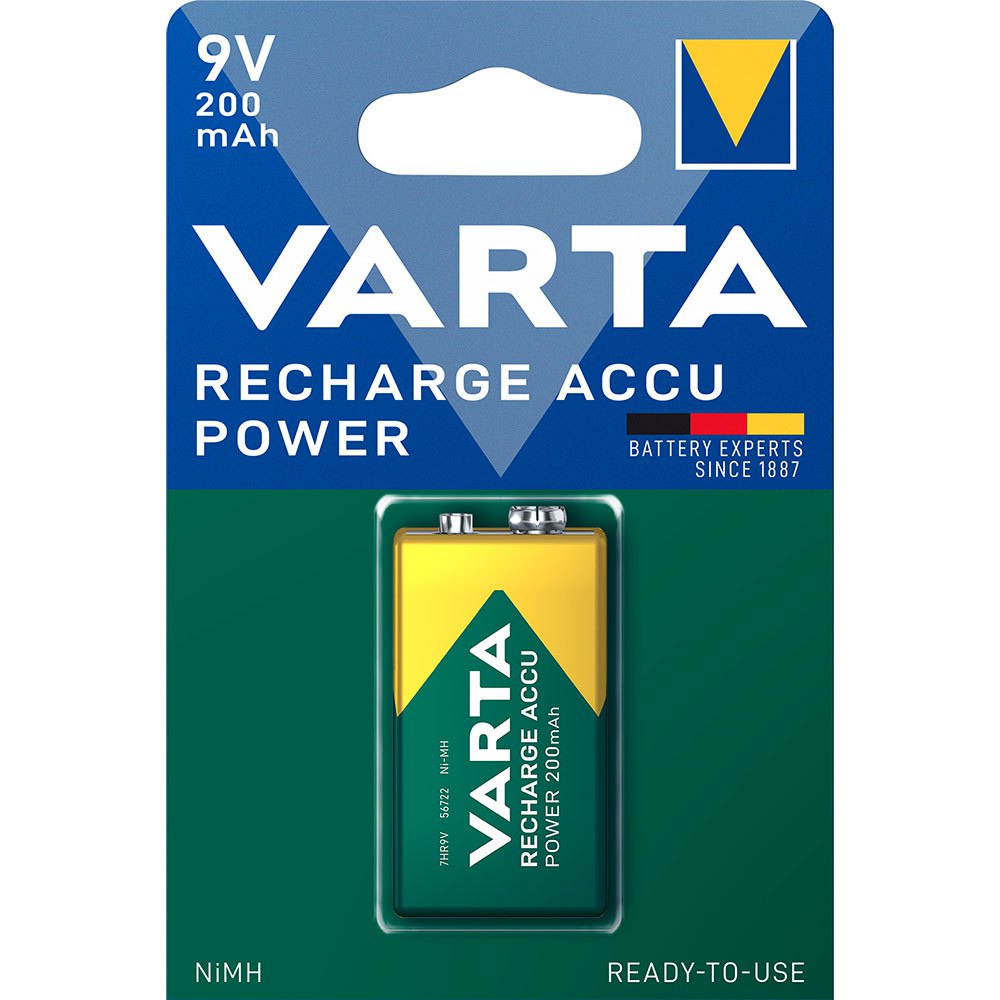 Купить Varta 38659 E Ready2Use NiMH 9V-Block 200mAh 1 E Ready2Use NiMH 9V-Block 200mAh Аккумуляторы Зеленый Green 7ft.ru в интернет магазине Семь Футов