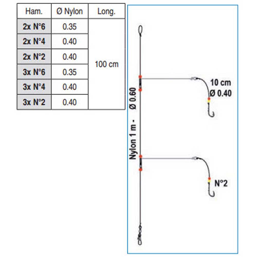 Купить Flashmer BC36 Metal Clip Лидер 3 крючки Серебристый Silver 6  7ft.ru в интернет магазине Семь Футов