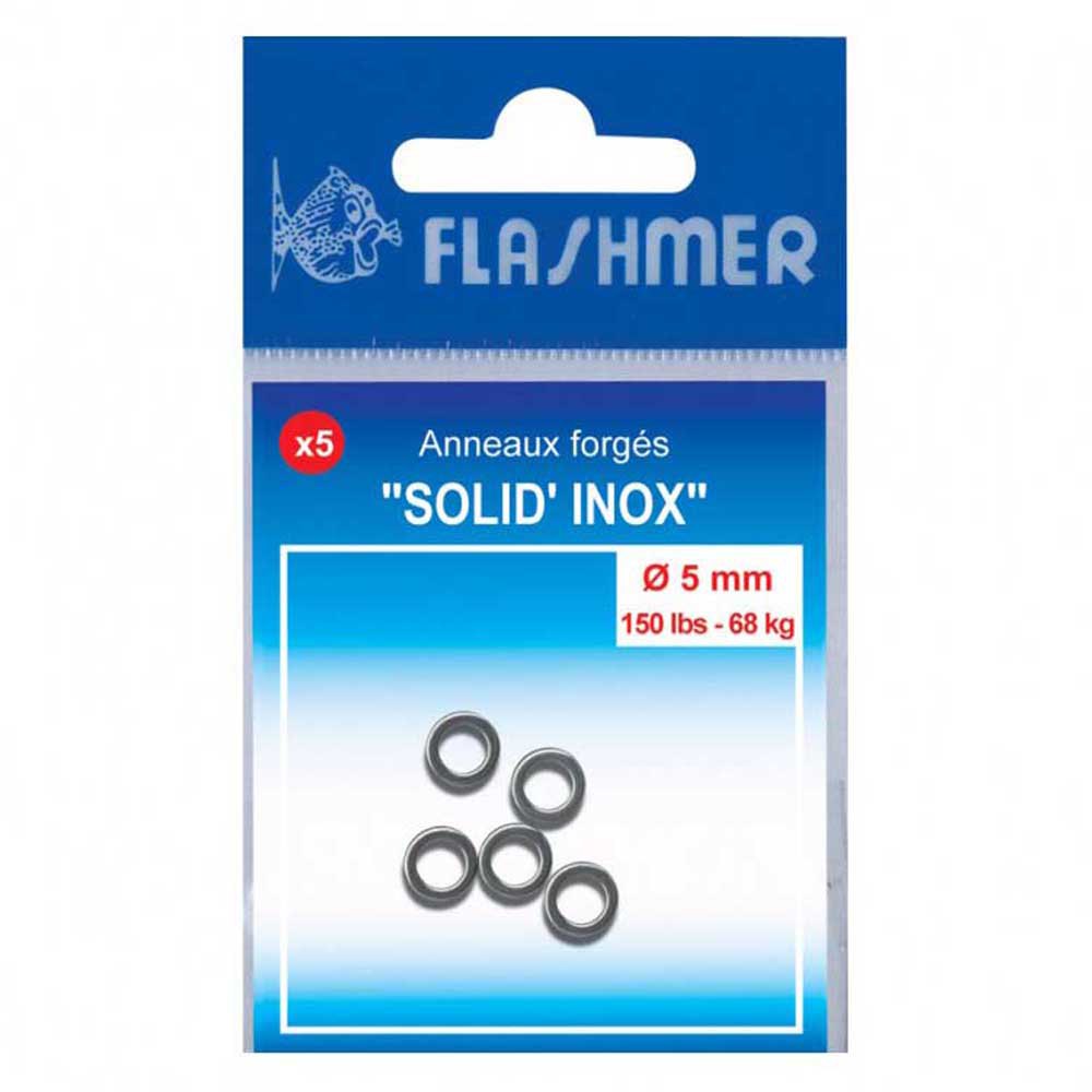 Купить Flashmer AIJ7 Solid Кольца Черный  Silver 7 mm  7ft.ru в интернет магазине Семь Футов