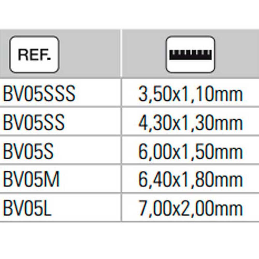 Купить Vercelli BV05SSS SSS Пробки Многоцветный  Multicolour 4.30 x 1.30 mm  7ft.ru в интернет магазине Семь Футов