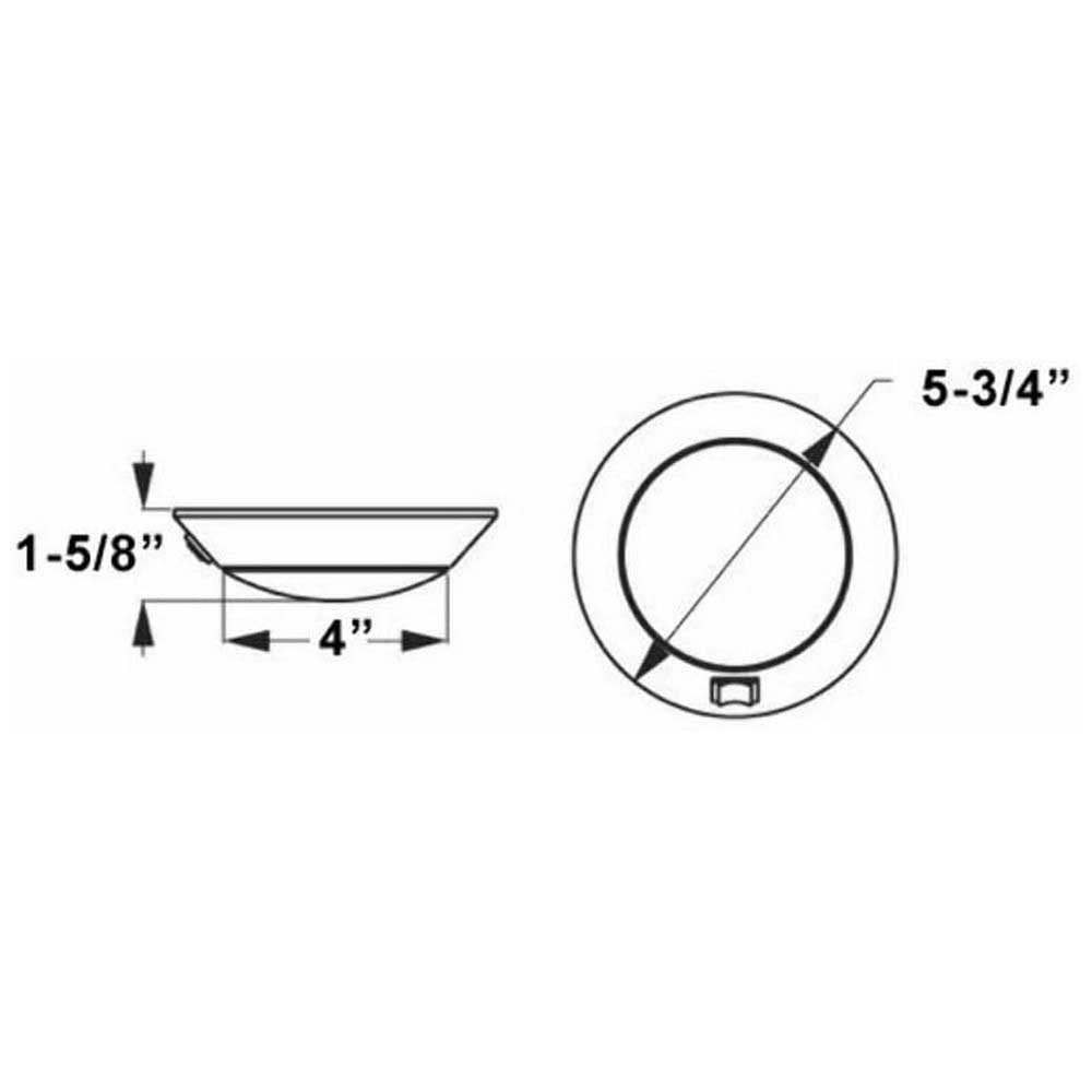 Купить Sea-dog line 354-4017571 Led Дневной/ночной купольный свет Серебристый White 12 V  7ft.ru в интернет магазине Семь Футов