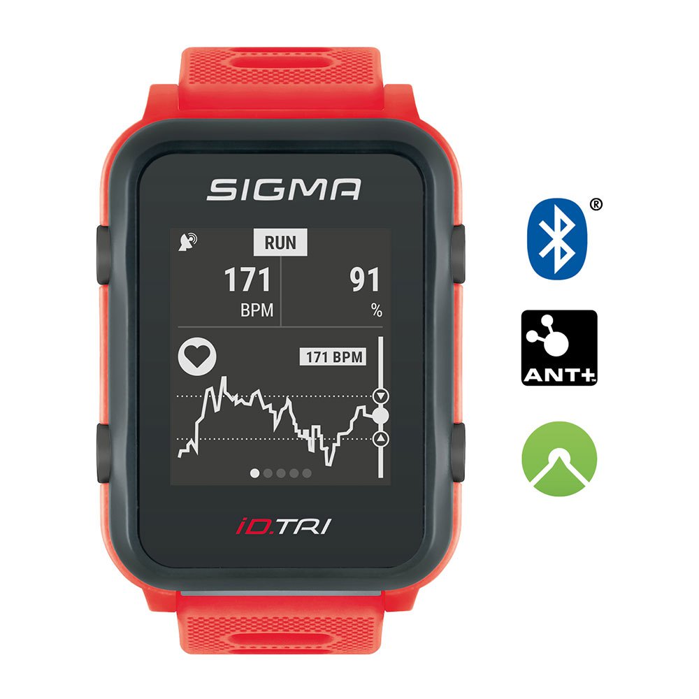 Купить Sigma 24280 ID Tri Pack Часы Красный  Neon Red 7ft.ru в интернет магазине Семь Футов