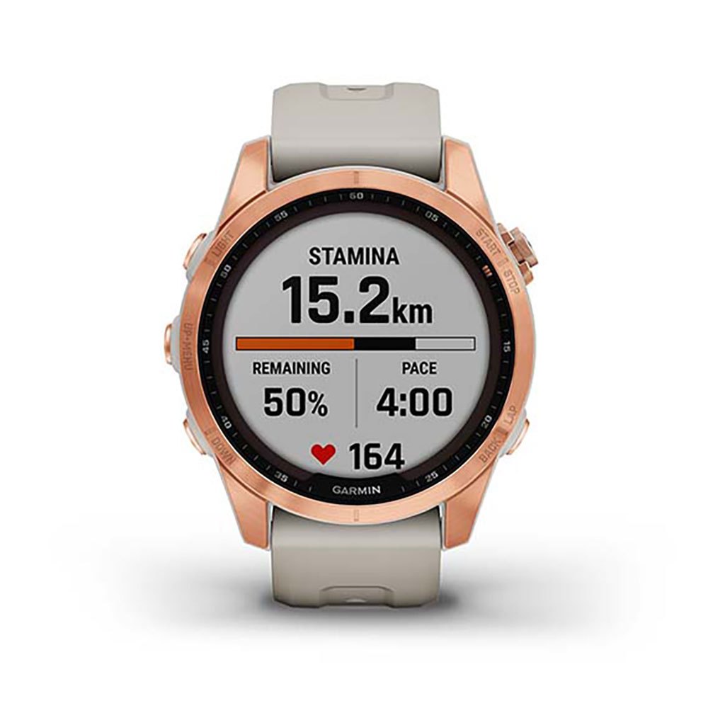 Купить Garmin 010-02539-11 Fenix 7S Solar Часы Бежевый  Rose Gold / Light Sand 7ft.ru в интернет магазине Семь Футов