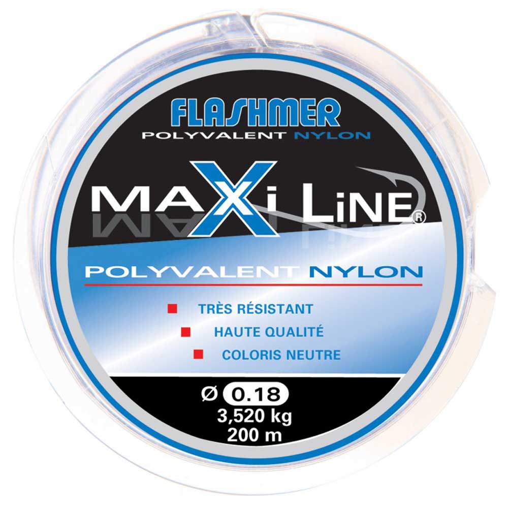 Купить Flashmer NFML45D Maxi-Line Мононить 200 м Голубой Blue 0.450 mm  7ft.ru в интернет магазине Семь Футов